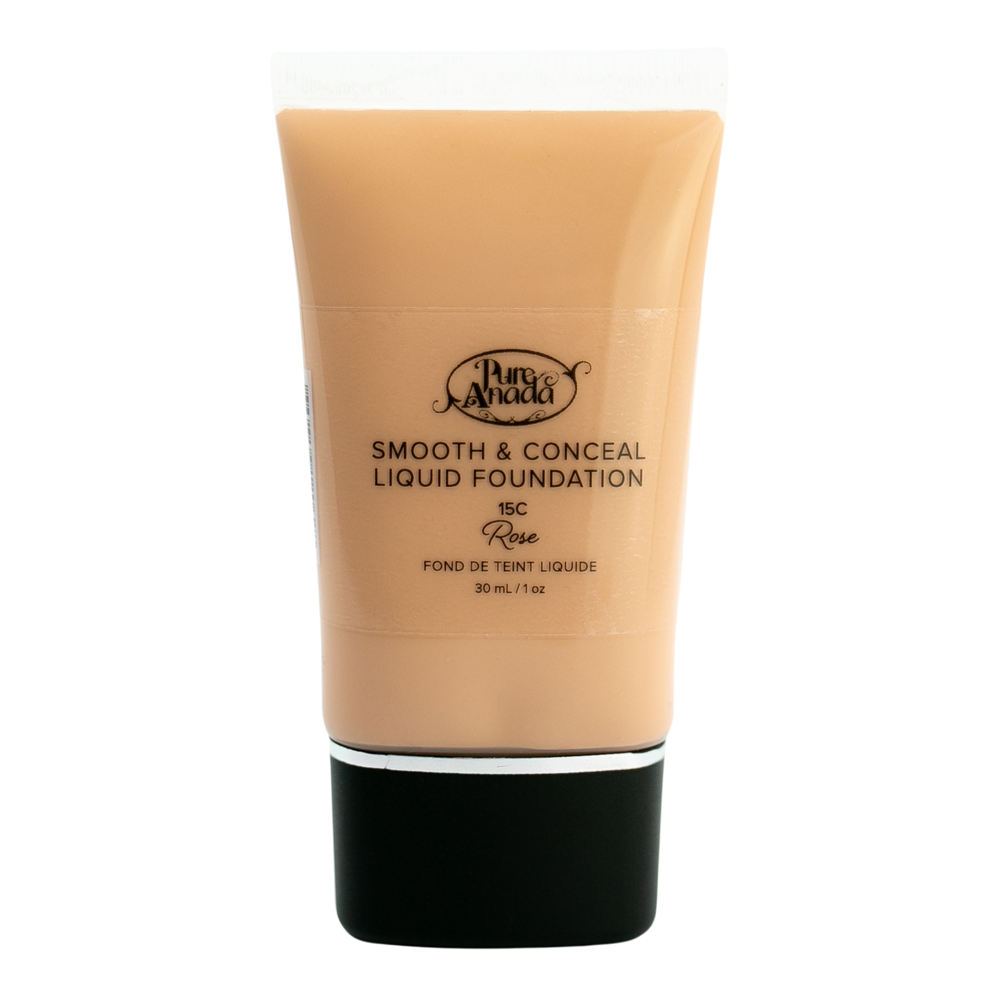 Pure Anada Smooth & Conceal Liquid Foundation Rose (15C) 30ml
