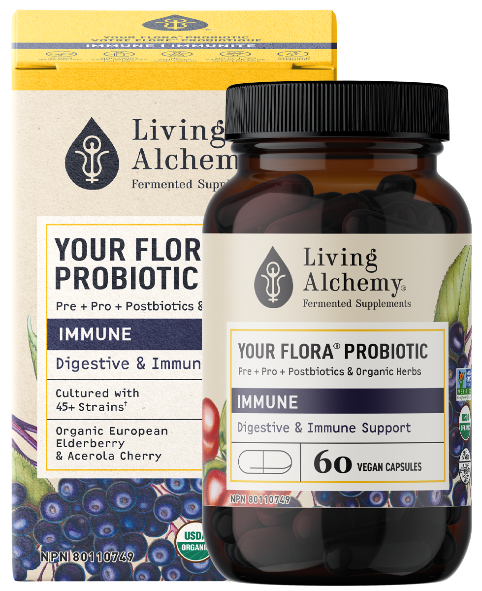 Living Alchemy Your Flora Immune 60 Vegetarian Capsules