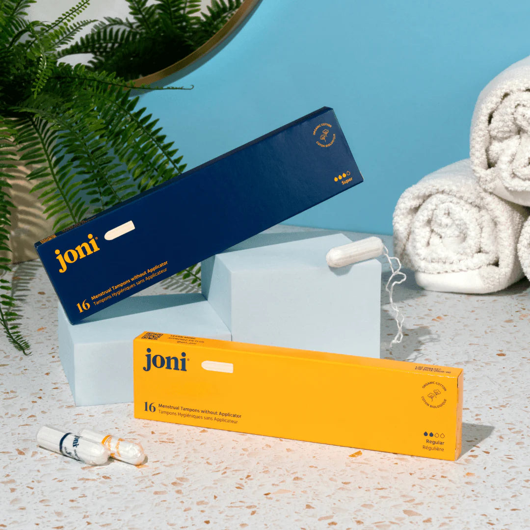 Joni Organic Cotton Tampons without Applicator Package of 16