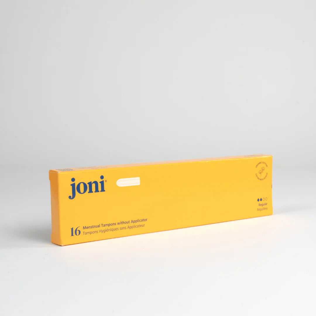 Joni Organic Cotton Tampons without Applicator Package of 16