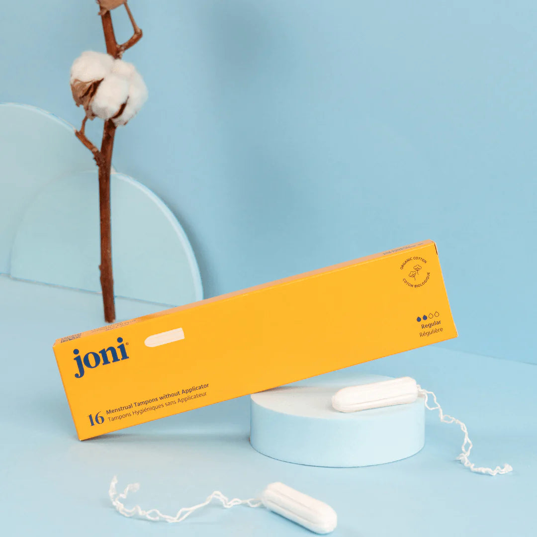 Joni Organic Cotton Tampons without Applicator Package of 16