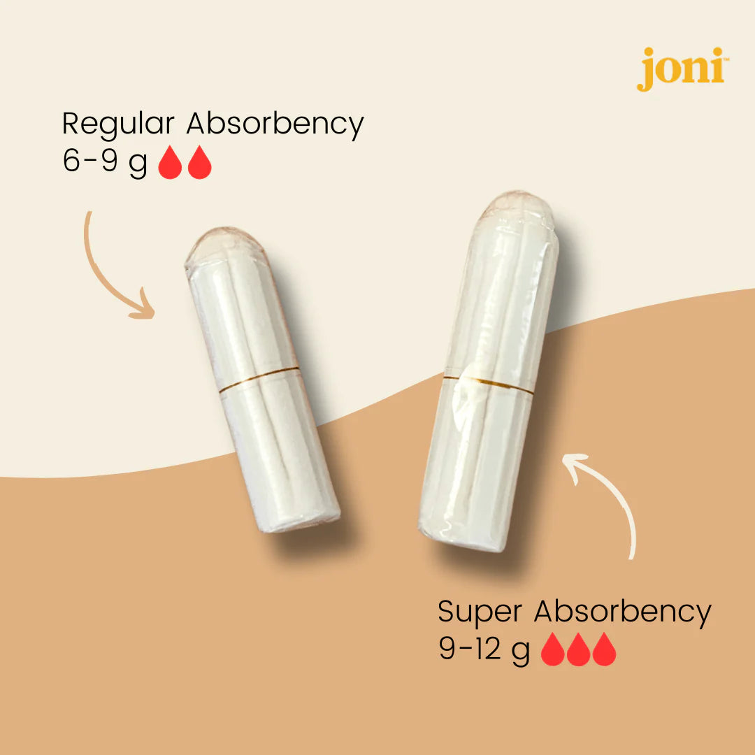 Joni Organic Cotton Tampons without Applicator Package of 16