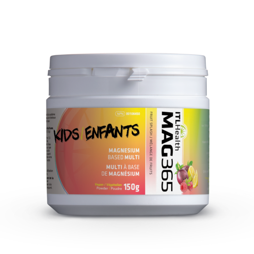 ITL Health MAG365 Kids Magnesium Based Multi Fruit Splash 150g