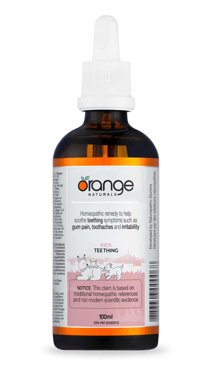 Orange Naturals Kids Teething Homeopathic 100ml