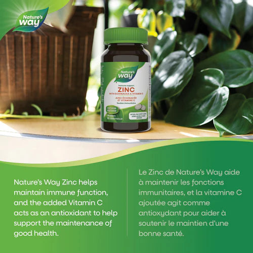 Nature's Way Zinc with Echinacea Lozenges 60 Lozenges