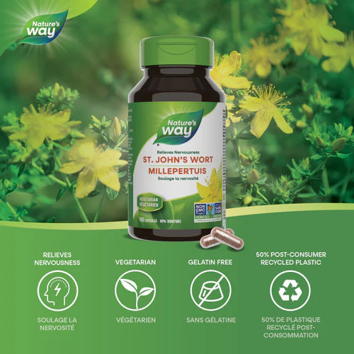 Nature's Way St. John's Wort 100 Capsules
