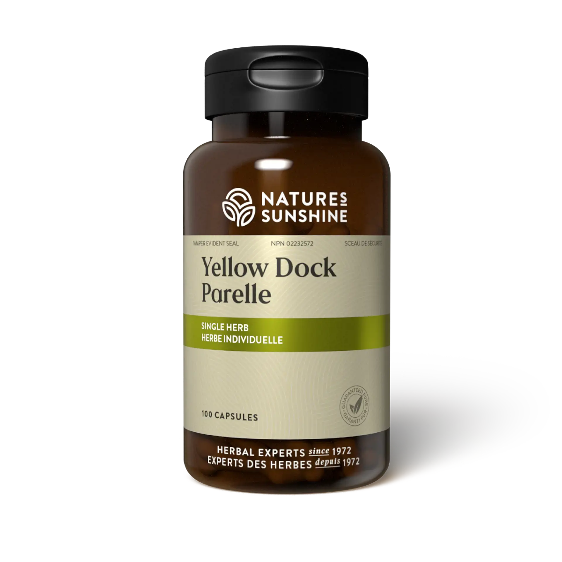 Nature's Sunshine Yellow Dock 100 Capsules