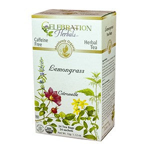 Celebration Herbals Organic Lemongrass Tea 24 Tea Bags