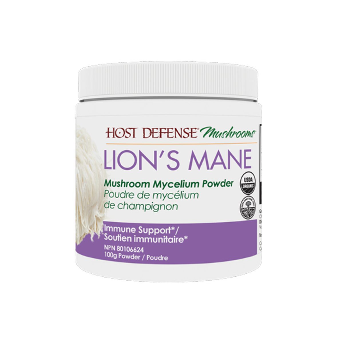 Host Defense Lion's Mane Mycelium Powder 100g