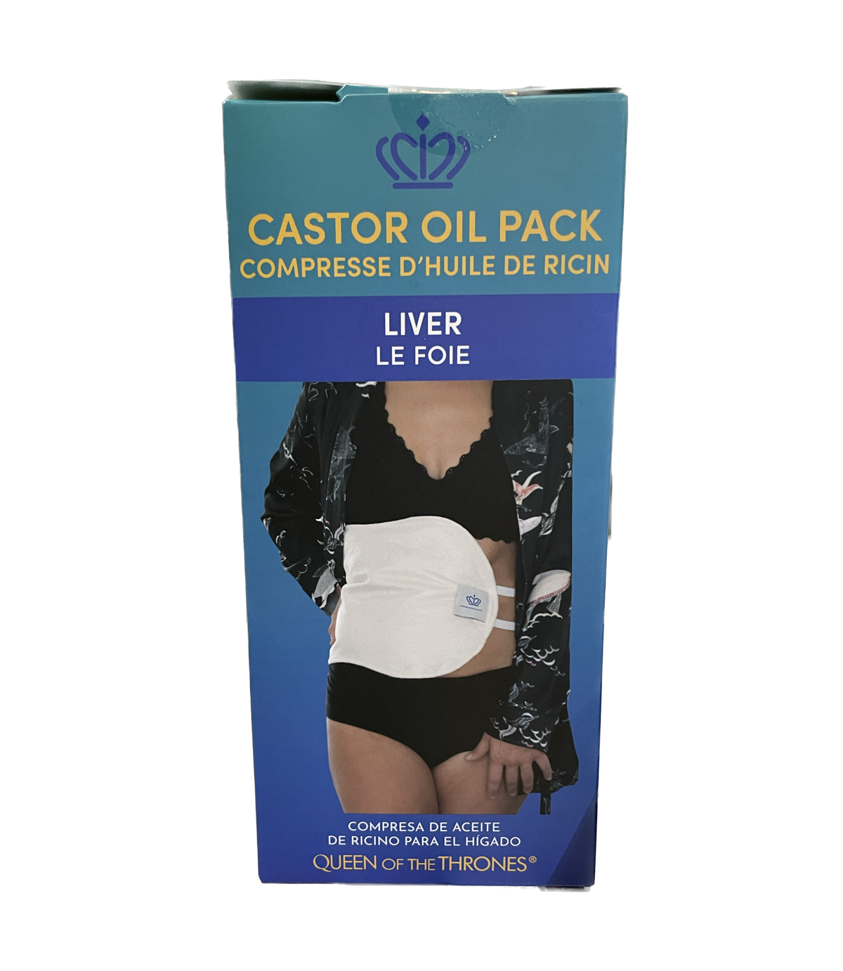 Queen of the Thrones Original Organic Castor Oil Liver Pack