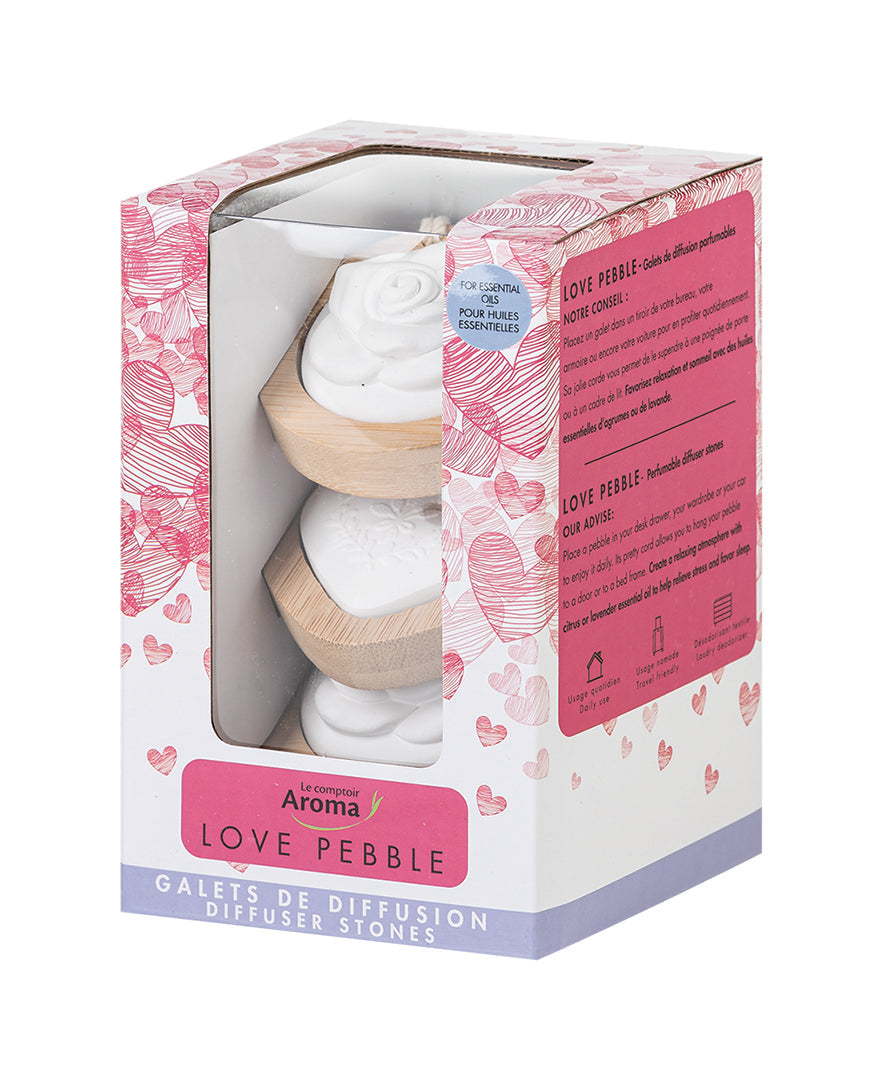 Le Comptoir Aroma Love Pebble Diffuser Stones 3pk