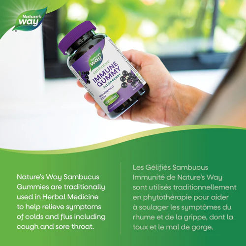 Nature's Way Sambucus Elderberry Immune Gummy 60 Gummies