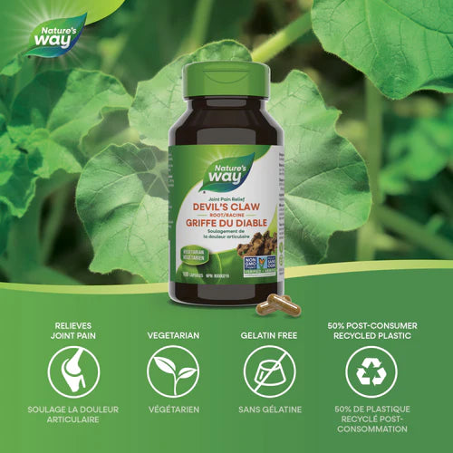 Nature's Way Devil's Claw Root Tuber 100 Vegetarian Capsules