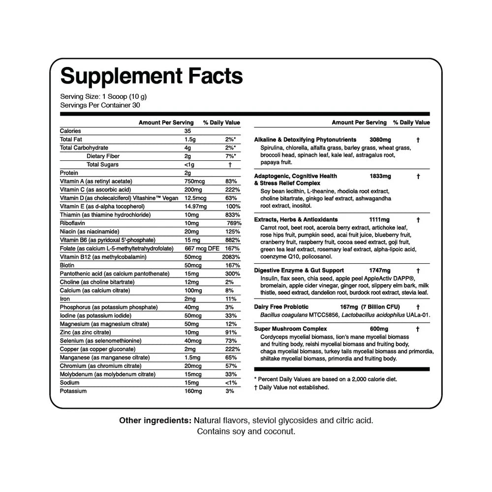 Magic Scoop Strawberry Lemonade All-In-One Greens Superfood Blend 312g (30 Day Supply)