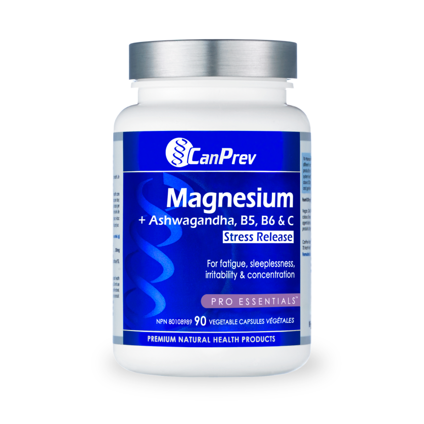 CanPrev Magnesium Stress Release 90 Vegetarian Capsules
