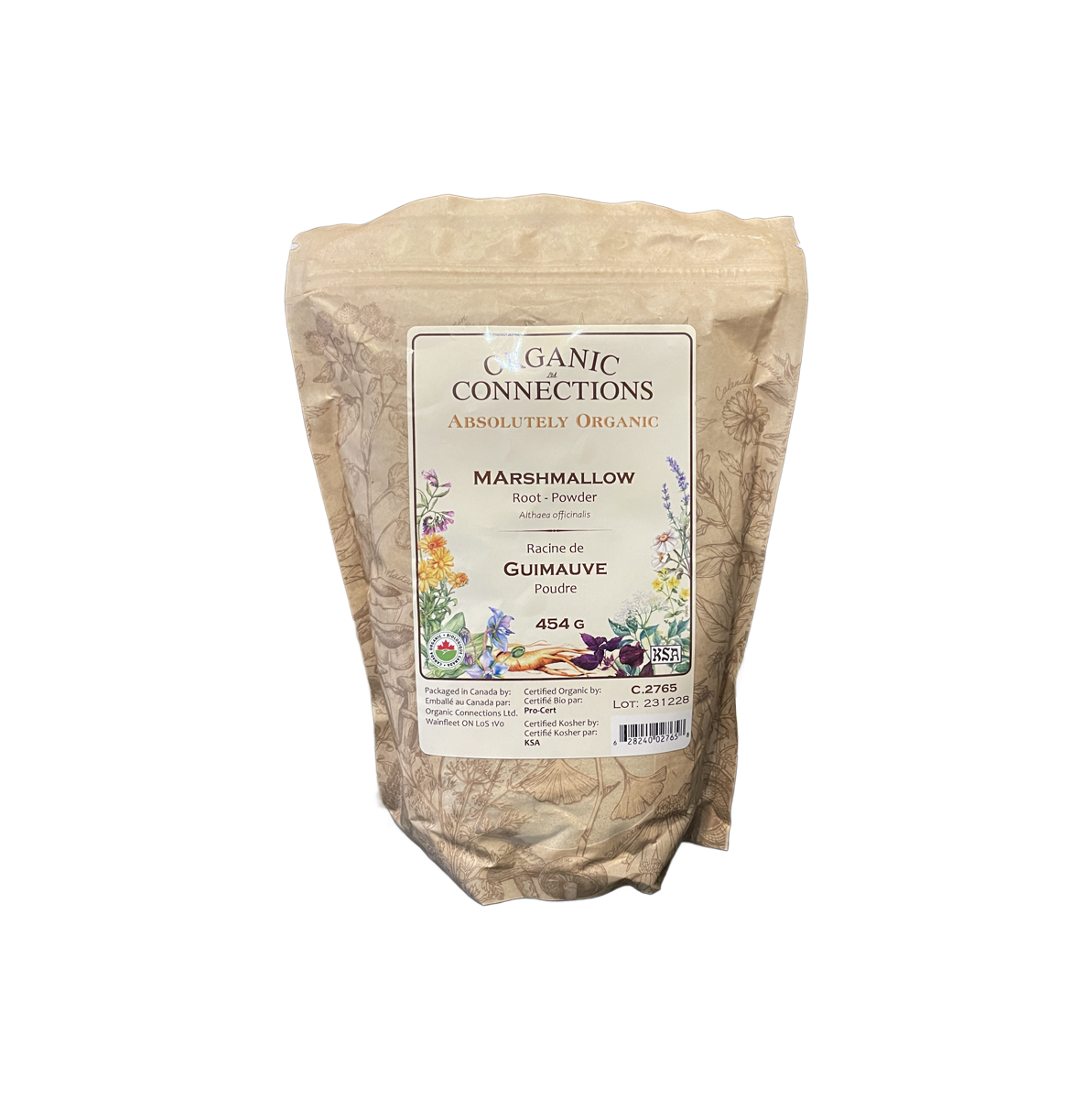 Organic Connections Organic Marshmallow Root Powder 454g