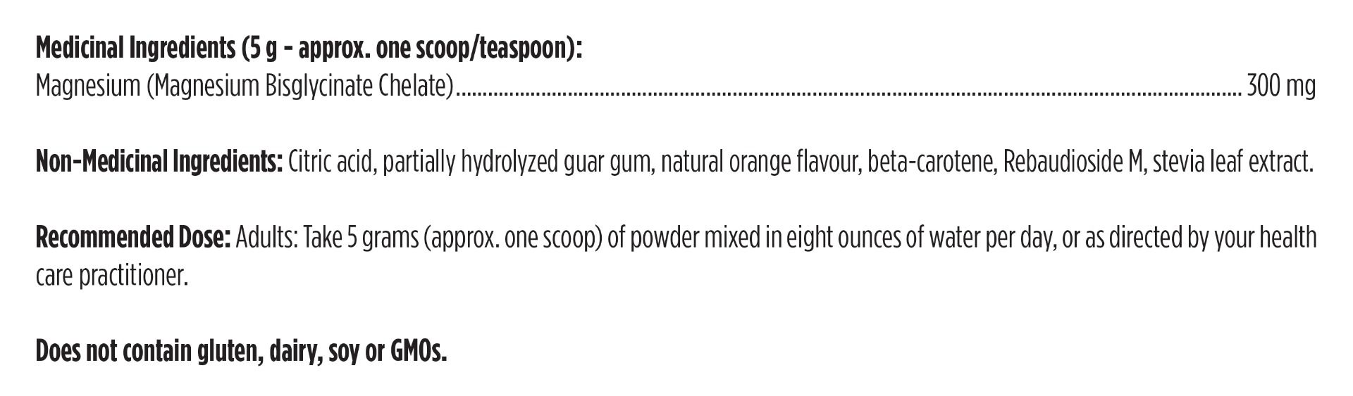 Designs for Health Magnesium Glycinate Powder 150g