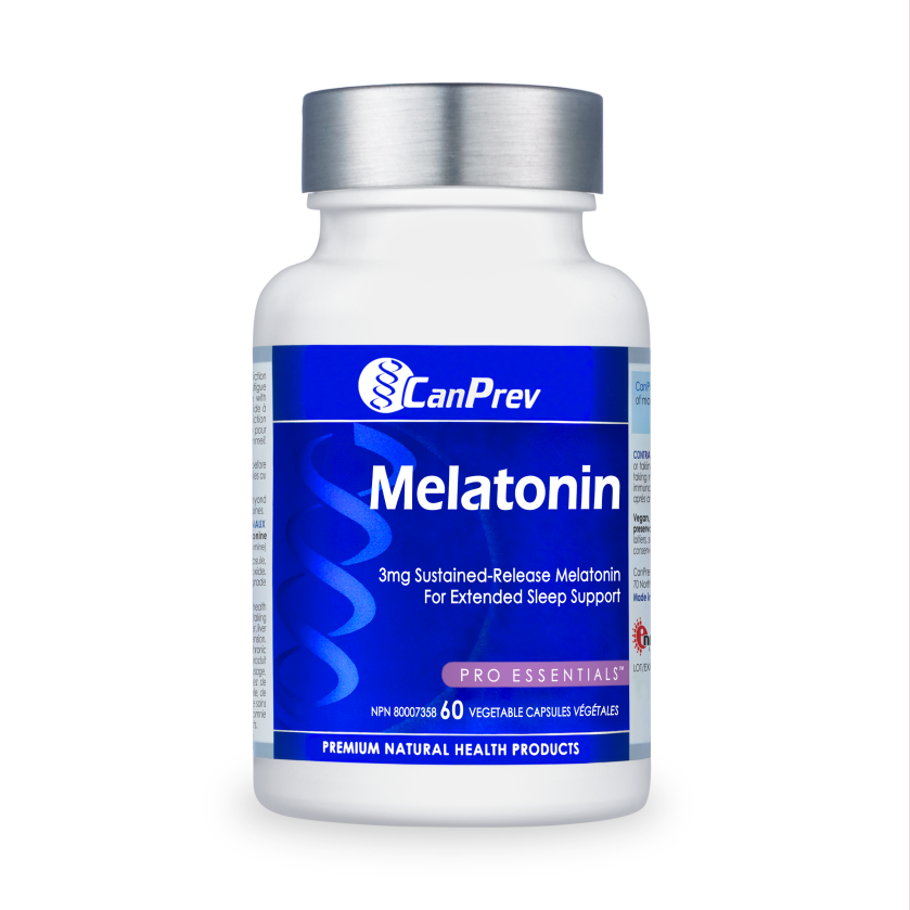 CanPrev Sustained-Release Melatonin 3mg 60 Vegetarian Capsules