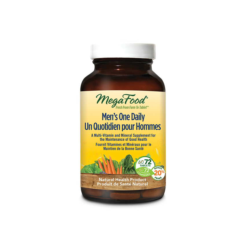 MegaFood Men's One Daily Bonus 72 Tablets