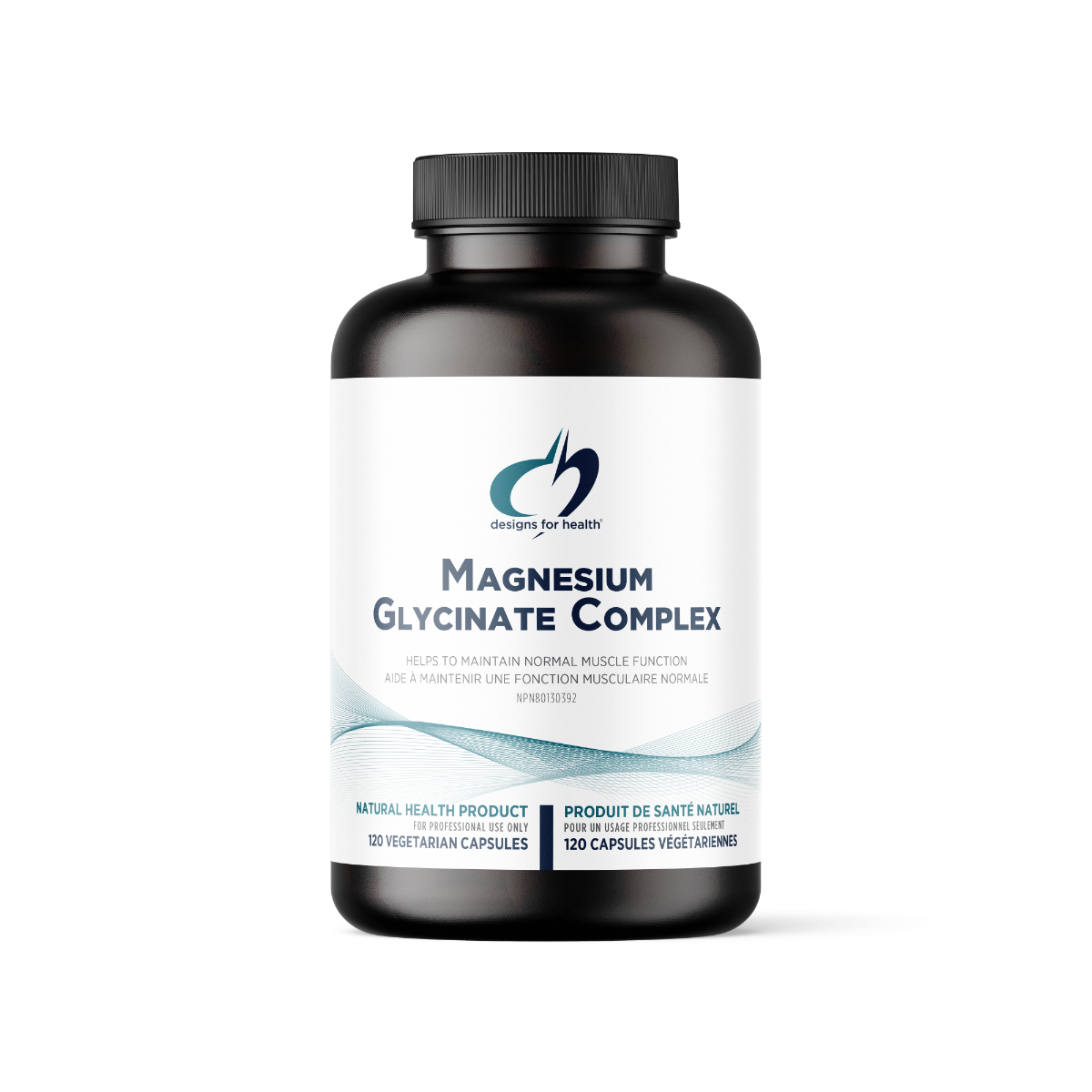Designs for Health Magnesium Glycinate Complex 120 Vegetarian Capsules
