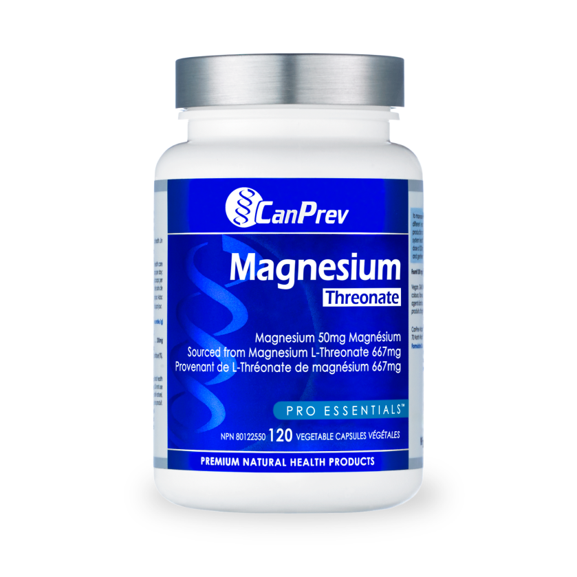 CanPrev Magnesium Threonate 120 Vegetarian Capsules