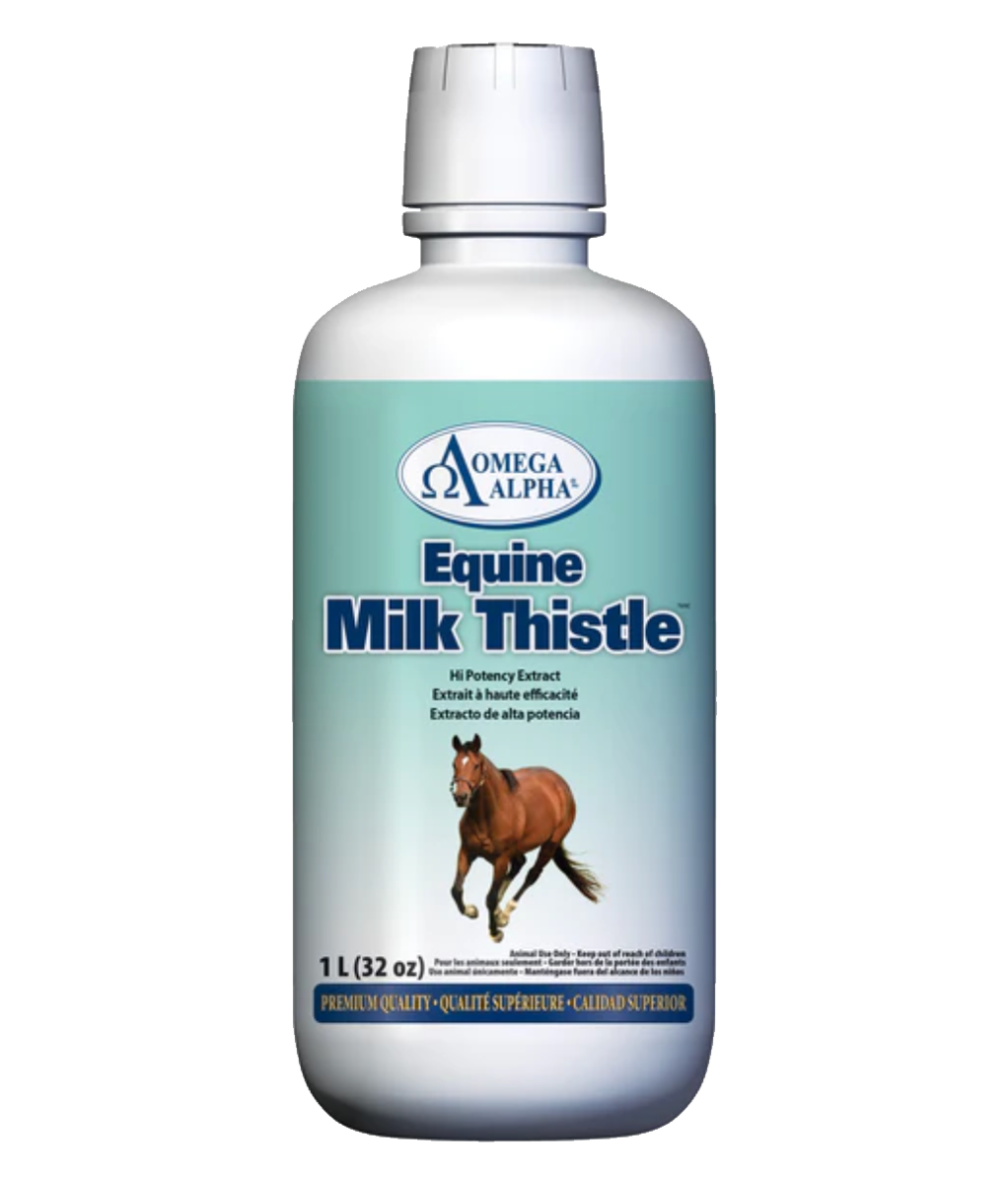 Omega Alpha Equine Milk Thistle Liquid 1L