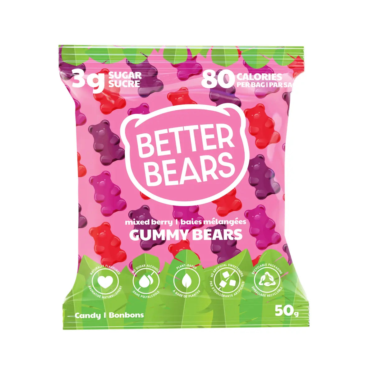Better Bears Mixed Berry Gummy Bears 50g