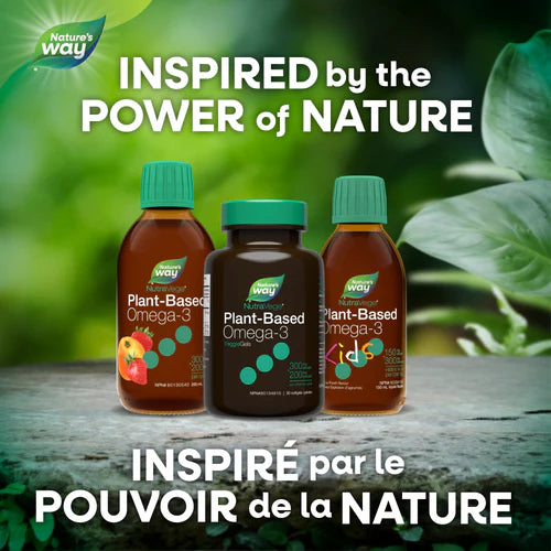 NutraVege Omega-3 Plant Liquid Gels 30 Softgels