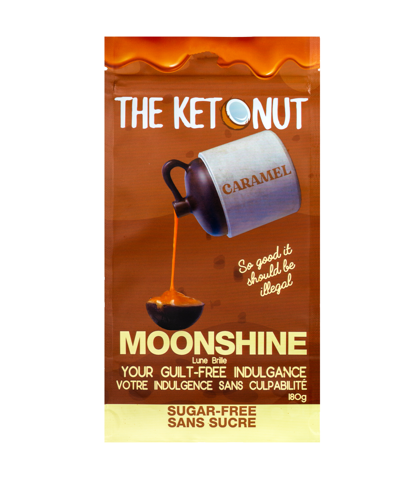The KetoNut Moonshine Caramel Chocolates 180g