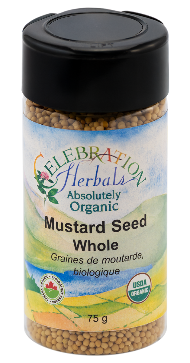 Celebration Herbals Organic Mustard Seed Whole 75g