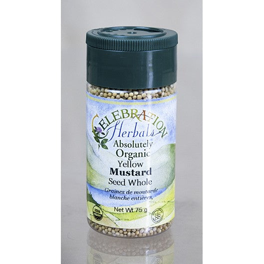 Celebration Herbals Organic Mustard Seed Whole 75g