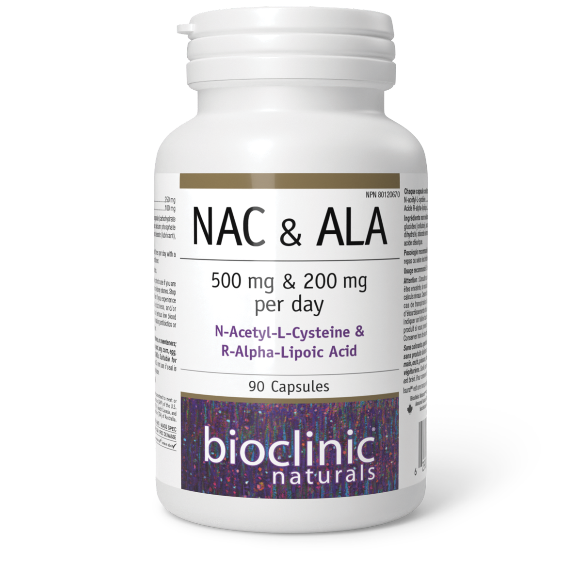 BioClinic Naturals NAC & ALA 90 Capsules