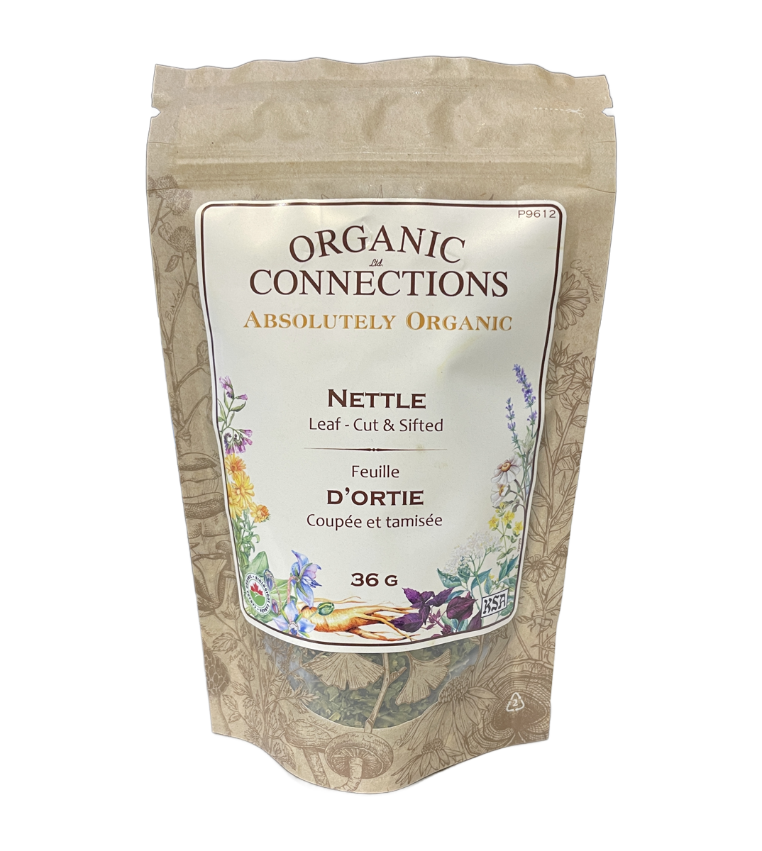 Organic Connections Organic Nettle Leaf C/S 36g