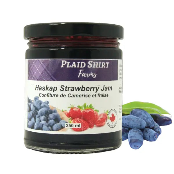 Plaid Shirt Farms Haskap Strawberry Jam 250ml