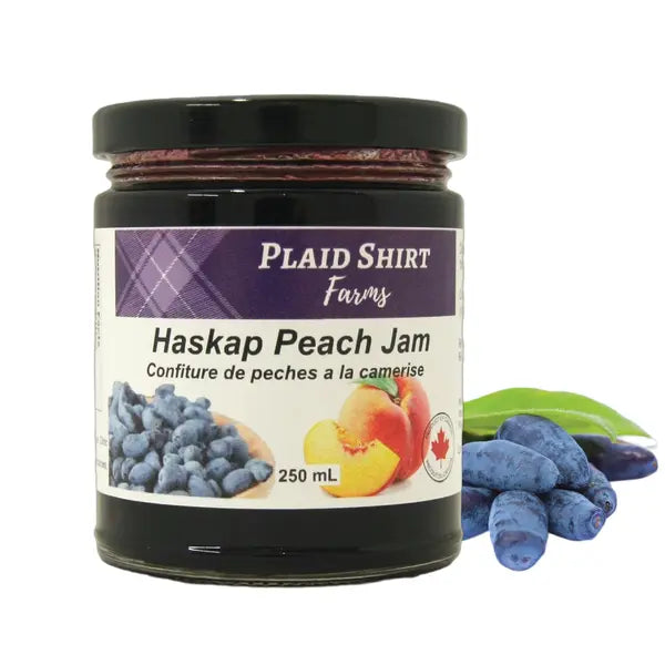 Plaid Shirt Farms Haskap Peach Jam 250ml