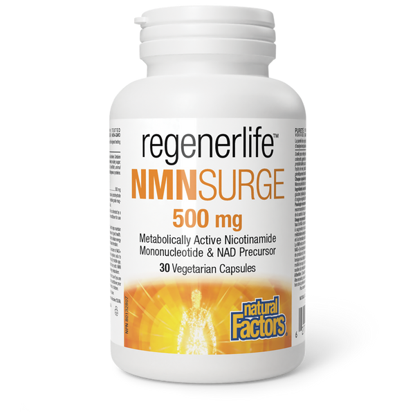 RegenerLife NMN Surge 500mg 30 Vegetarian Capsules