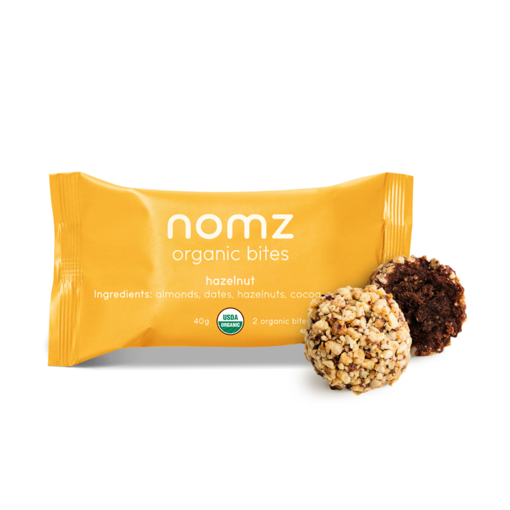 nomz Organic Hazelnut Energy Bites 2-Pack