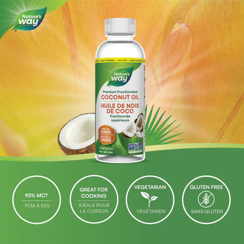 Nature's Way Liquid Coconut Premium Oil 600ml (20 oz)