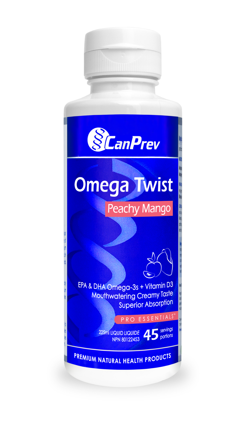 CanPrev Omega Twist Peachy Mango 225ml