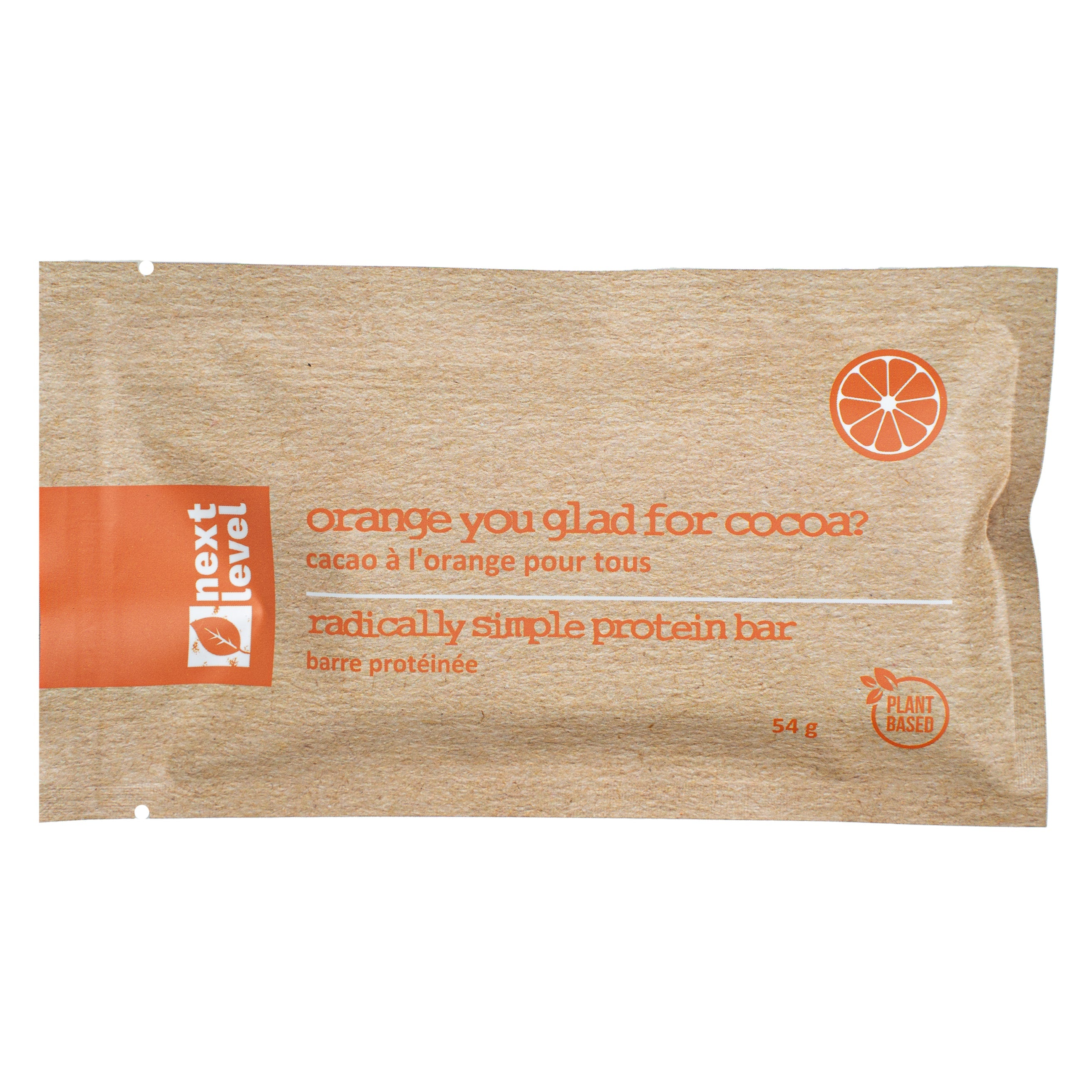 Next Level Foods Orange You Glad For Cocoa Bar 54g