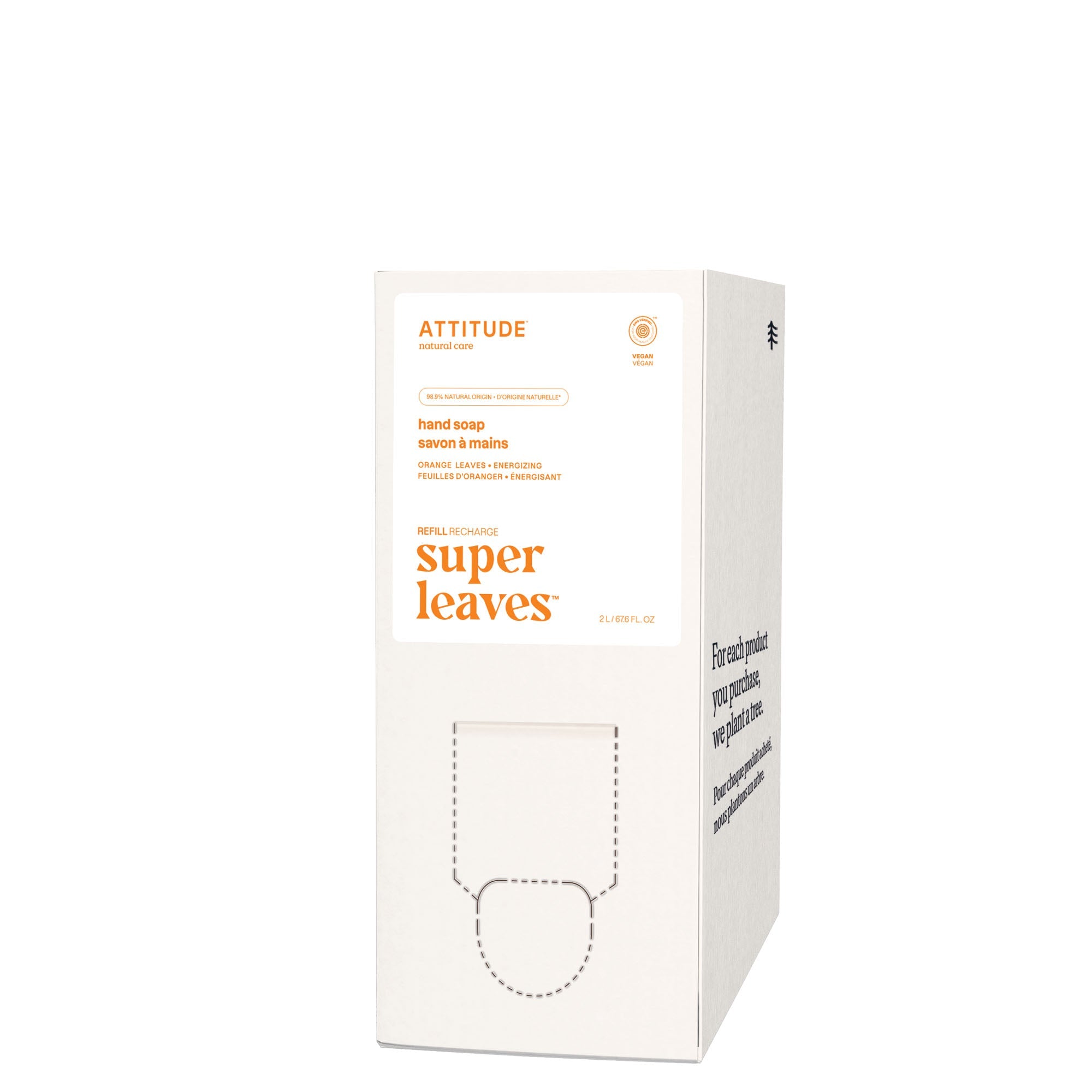 Attitude Hand Soap Orange Leaves 2L Box