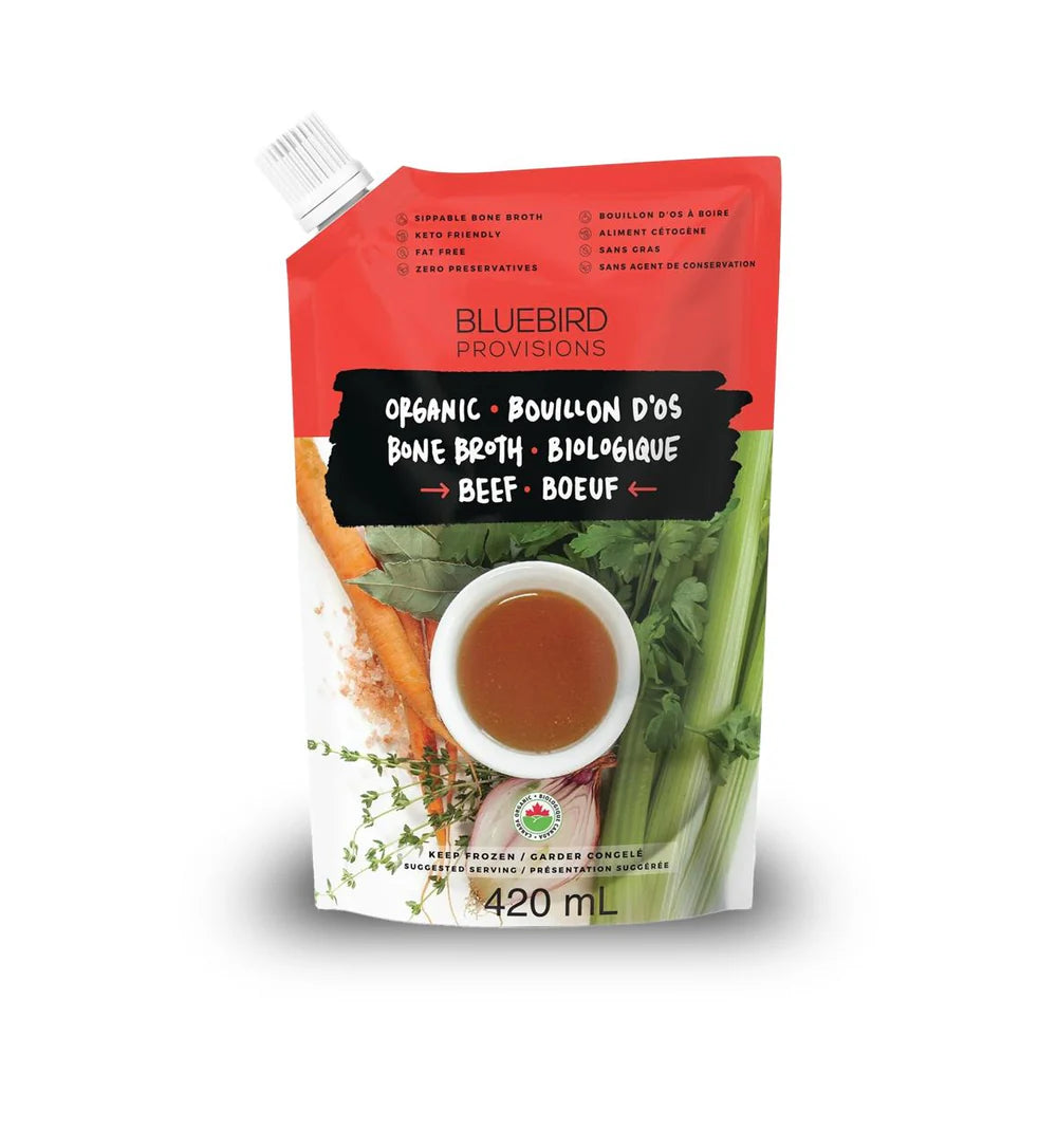 Bluebird Provisions Beef Bone Broth Pouch 420ml