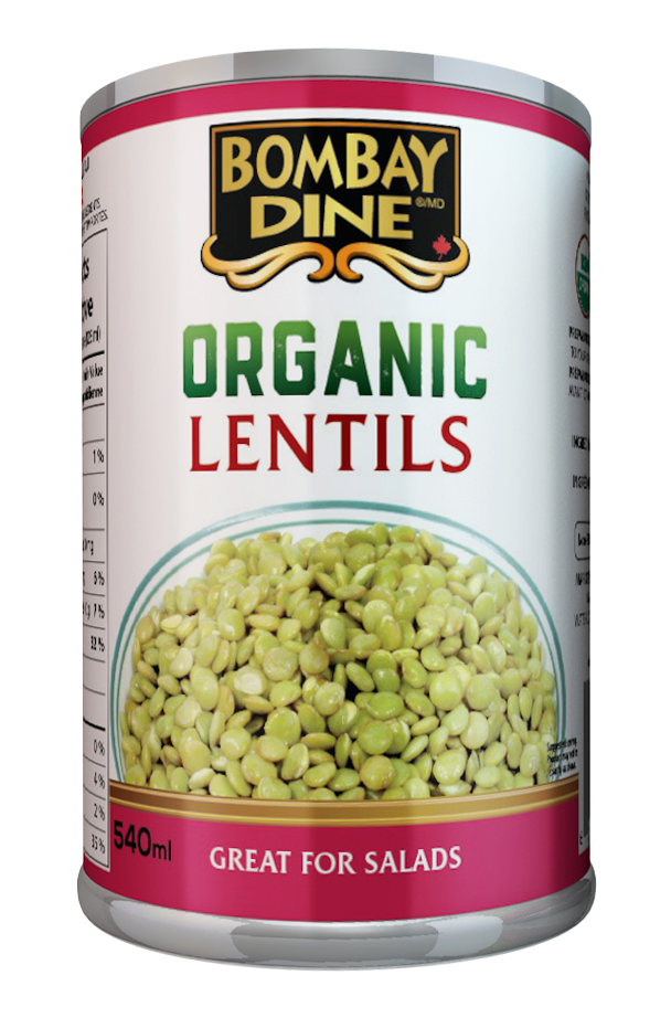 Bombay Dine Organic Lentils 540ml