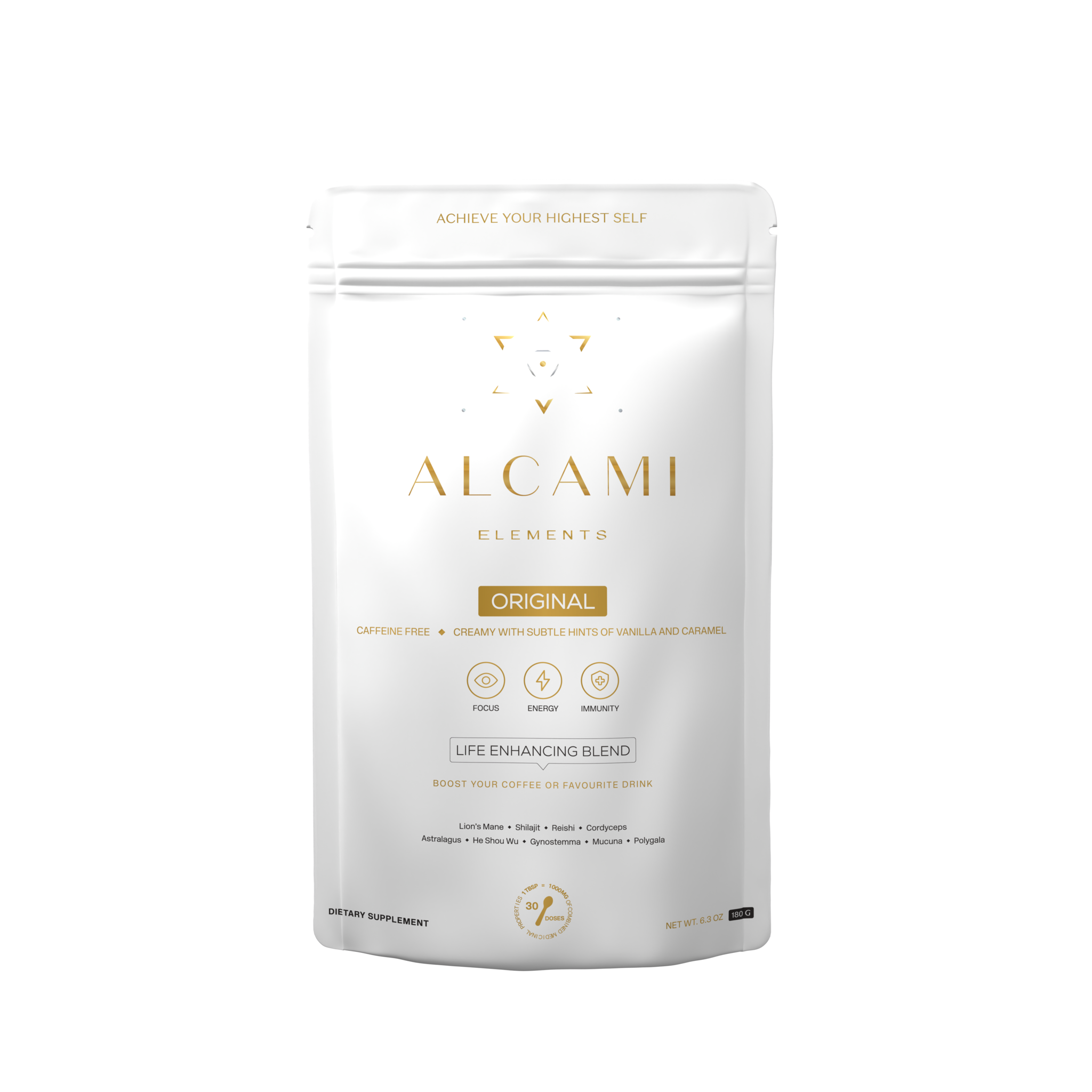Alcami Elements Original Life Enhancing Blend 30 Servings 180g