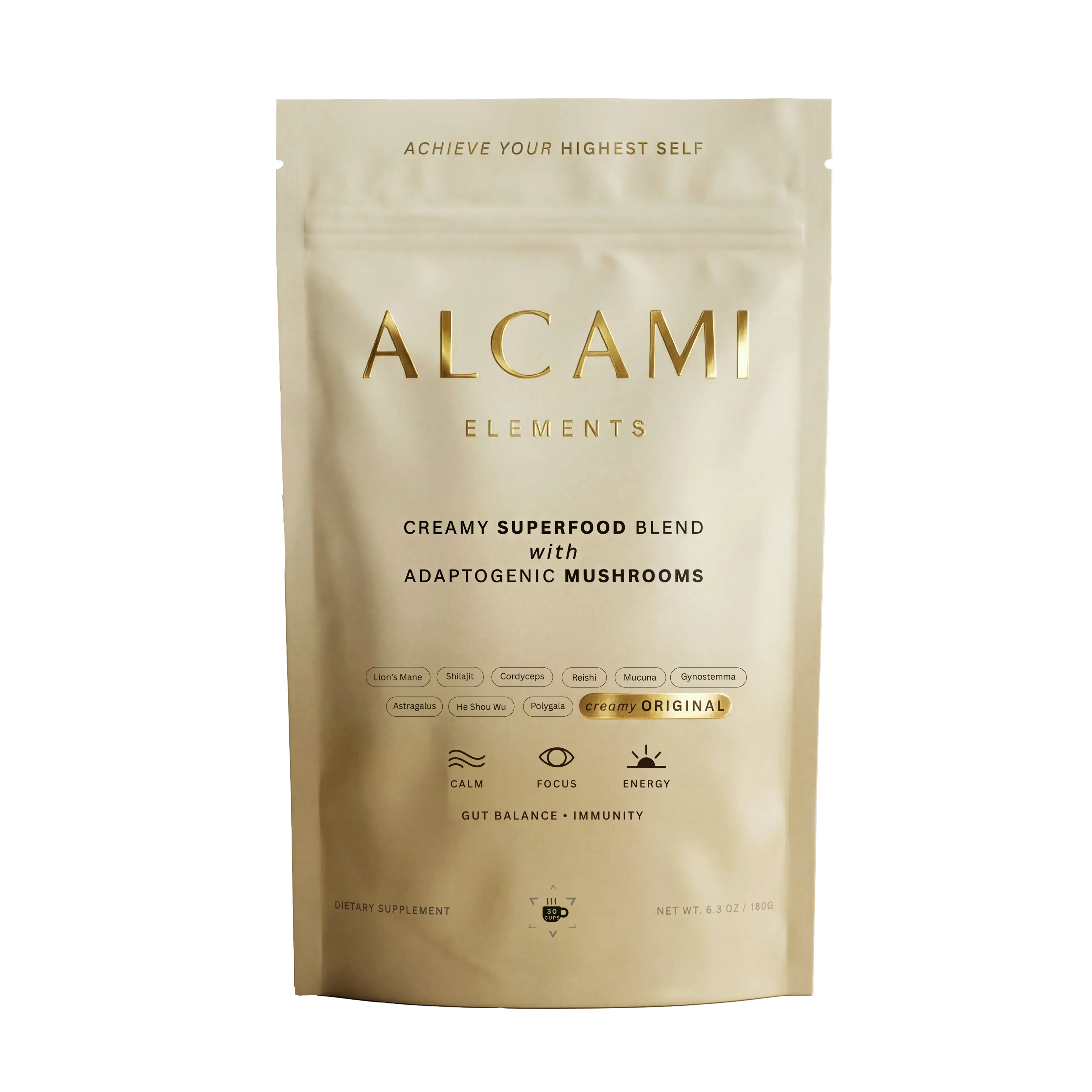 Alcami Elements Creamy Original Life Enhancing Blend 30 Servings 180g