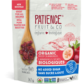 Patience Fruit & Co No Added Sugar Dried Cranberries 142g