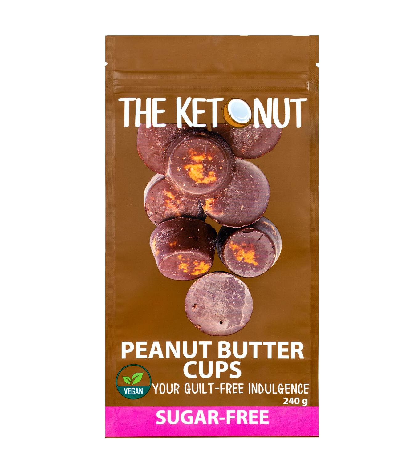 The KetoNut Peanut Butter Cups Fat Bombs 240g