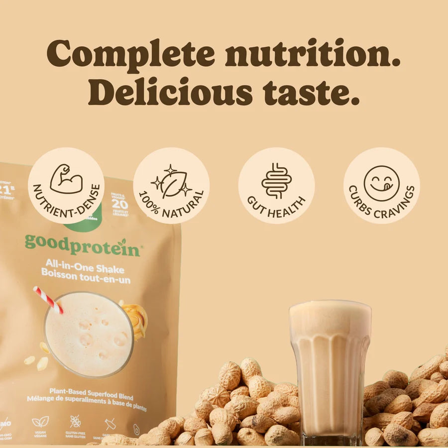 Good Protein Peanut Butter All-in-One Shake 880g