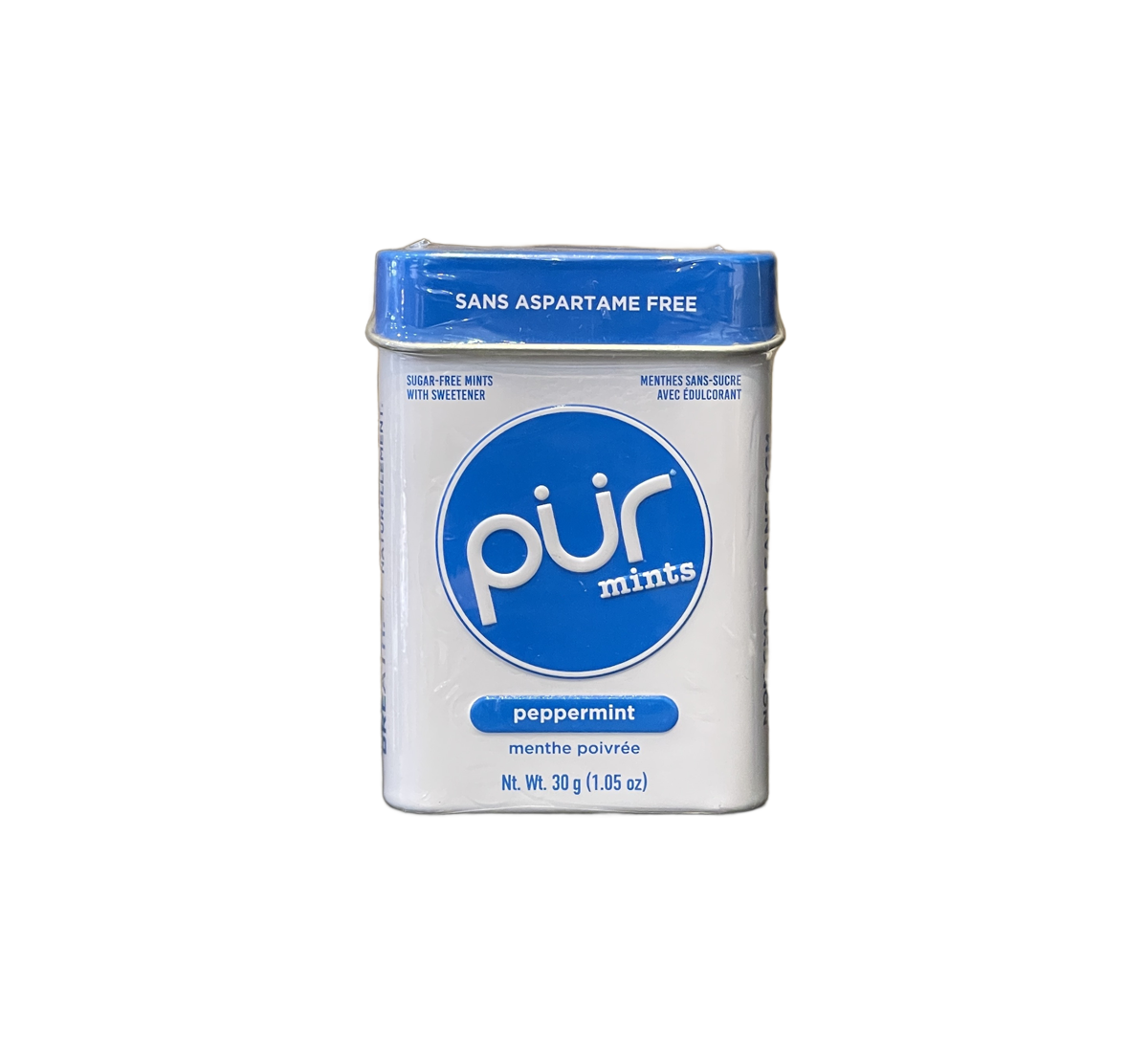 Pur Gum Sugar-Free Peppermint Mints 30g Tin