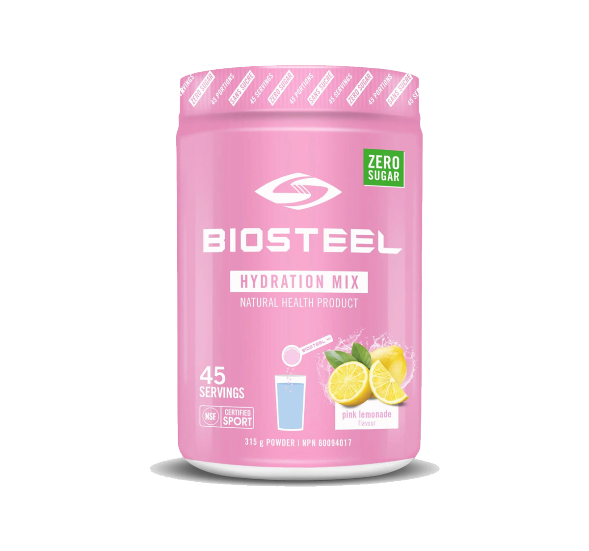 BioSteel Pink Lemonade Hydration Mix 315g